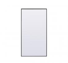  MR4FL3672BK - Metal Frame Rectangle Full Length Mirror 36x72 Inch in Black