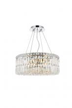 Elegant V2030D20C/RC - Maxime 12 Light Chrome Chandelier Clear Royal Cut Crystal