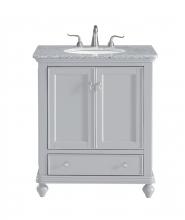  VF12330GR - 30 In. Single Bathroom Vanity Set in Light Grey