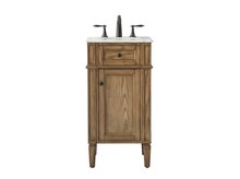  VF12518DW - 18 Inch Single Bathroom Vanity in Driftwood