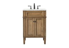  VF12524DW - 24 Inch Single Bathroom Vanity in Driftwood