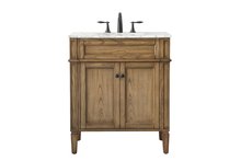  VF12530DW - 30 Inch Single Bathroom Vanity in Driftwood