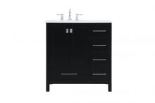  VF18832BK - 32 Inch Single Bathroom Vanity in Black