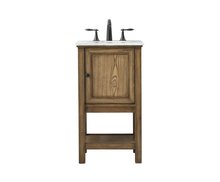  VF27019DW - 19 Inch Single Bathroom Vanity in Driftwood