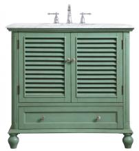  VF30536VM - 36 Inch Single Bathroom Vanity in Vintage Mint