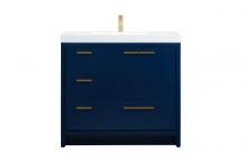  VF46036MBL - 36 Inch Single Bathroom Vanity in Blue