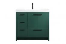  VF46036MGN - 36 Inch Single Bathroom Vanity in Green