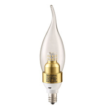  E12SF-4-D-41-G - LED S30C35  E12 120V 4W 4100K 320LM  Dimmable GOLD