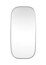  MR2B3672SIL - Metal Frame Oval Mirror 36x72 Inch in Silver