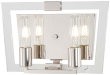  P1372-613 - Crystal Chrome - 2 Light Bath