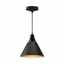  PD584510MB - Archer 10-in Matte Black 1 Light Pendant