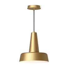  PD527811BG - Juliana 11-in Brushed Gold 1 Light Pendant