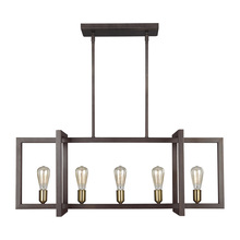  F3147/5NWB - Finnegan Medium Linear Chandelier