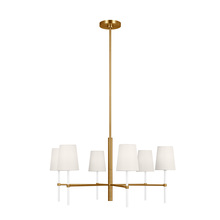  KSC1086BBSGW - Monroe Medium Chandelier