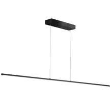  ARY-7256LEDHP-MB - 56W Horizontal Matte Black Pendant w/ White Acrylic Diffuser