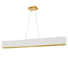  AUB-R5030HP-AGB-692 - 30W Horiz Pendant, WHT/GLD shade, AGB