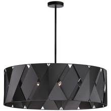  CDO2-304C-MB-BK - 4LT Incandescent Chandelier, MB w/ BK Ribbon