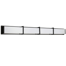  VLD-415-MB - 72W Matte Black Vanity Light w/ White Acrylic Diffuser