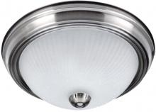  IFM21351 - Fmount, 13" 2 Bulb Flushmount, Frosted Swirl Glass, 60W Type A