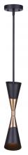  IPL1073A01BKG - Emlen 1 Light Pendant, Black Finish