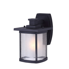  IOL236BK - Outdoor, 1 Light Outdoor Down Light, Seeded/Frost Glass, 100W Type A, 6 1/2"W x 10 1/4"H x 8