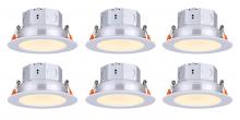  LED-SR4P-WT-HD - LED Recess Downlight, Spec. LED-SR4P-WT-HD, 4 IN White Color Trim, 10W Dimmable, 3000K, 580 Lumen