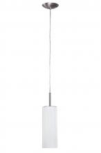  IPL305A01BPT - Helena, 1 Lt Pendant, White Line Glass, 100W Type A, 4 3/4" W x 63" H