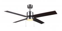  CF52TAT4BN-ES - Tempest 52 in. Indoor Brushed Nickel Standard Ceiling Fan with Soft White Integrated LED