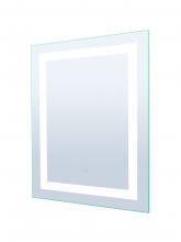  LM101A2331D - LED Sq. Mirror, 23.6" W x 31.5" H, On off Touch Button, 43W, 3000K, 80 CRI