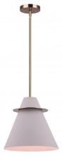  IPL1076A01MGG12 - Talia 1 Light Pendant, Gold Finish