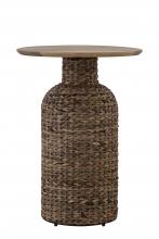  KI-23-1649 - MANU Natural Wood and Seagrass Side Table