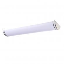  62/1640 - Glamour LED 50 inch; Linear Flush Mount Fixture; Brushed Nickel Finish; CCT Selectable 3K/4K/5K