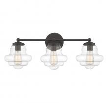  M80073ORB - 3-Light Bathroom Vanity Light in Oil Rubbed Bronze