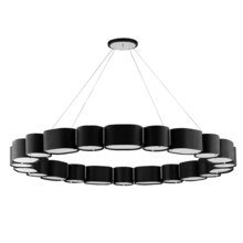  393-50-SBK/SS - Opal Chandelier