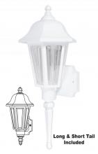  230SC-WH - MARLEX BRENTWOOD WALL LANTERN WHITE W/CLEAR LENS