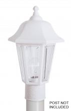  230TC-WH - MARLEX BRENTWOOD POST LANTERN