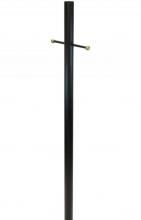  293-BK - 8' ALUM POST 2.95 X .050 X 96" BLACK POST