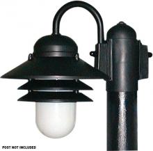  S75TL-2-BK - NAUTICAL POST MOUNT