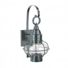  1513-GM-CL - Classic Onion 16'' High 1-Light Outdoor Sconce - Gun Metal