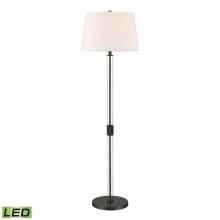  H0019-9569B-LED - Roseden Court 62'' High 1-Light Floor Lamp - Black - Includes LED Bulb