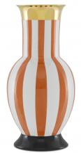  1200-0391 - De Luca Large Coral Strip Vase