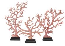  1200-0436 - Large Red Coral Branches Set o