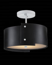  9000-0983 - Ritsu Black Semi-Flush Mount