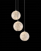 Currey 9000-0717 - Finhorn 3-Light Round Multi-Drop Pendant