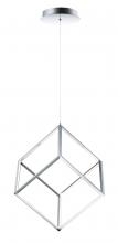  E30582-PC - 4 Square-Single Pendant