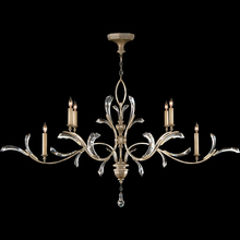  700840ST - Beveled Arcs 74"W Oblong Chandelier