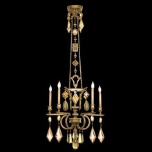 Fine Art Handcrafted Lighting 719540-1ST - Encased Gems 27"W Round Chandelier